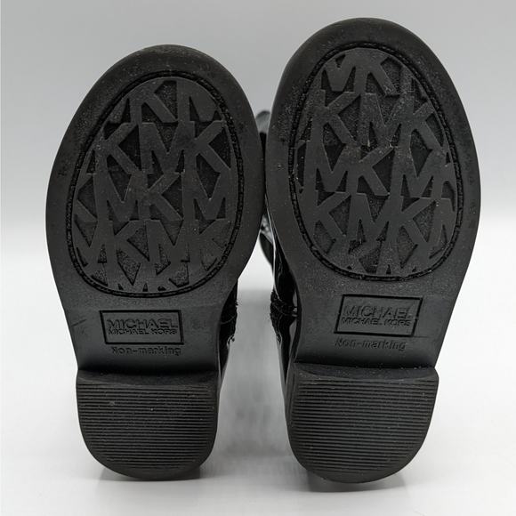 Michael Kors Little Girls Size 6 Lil Winnie Black Half-Calf Boot Toddler - Picture 6 of 15